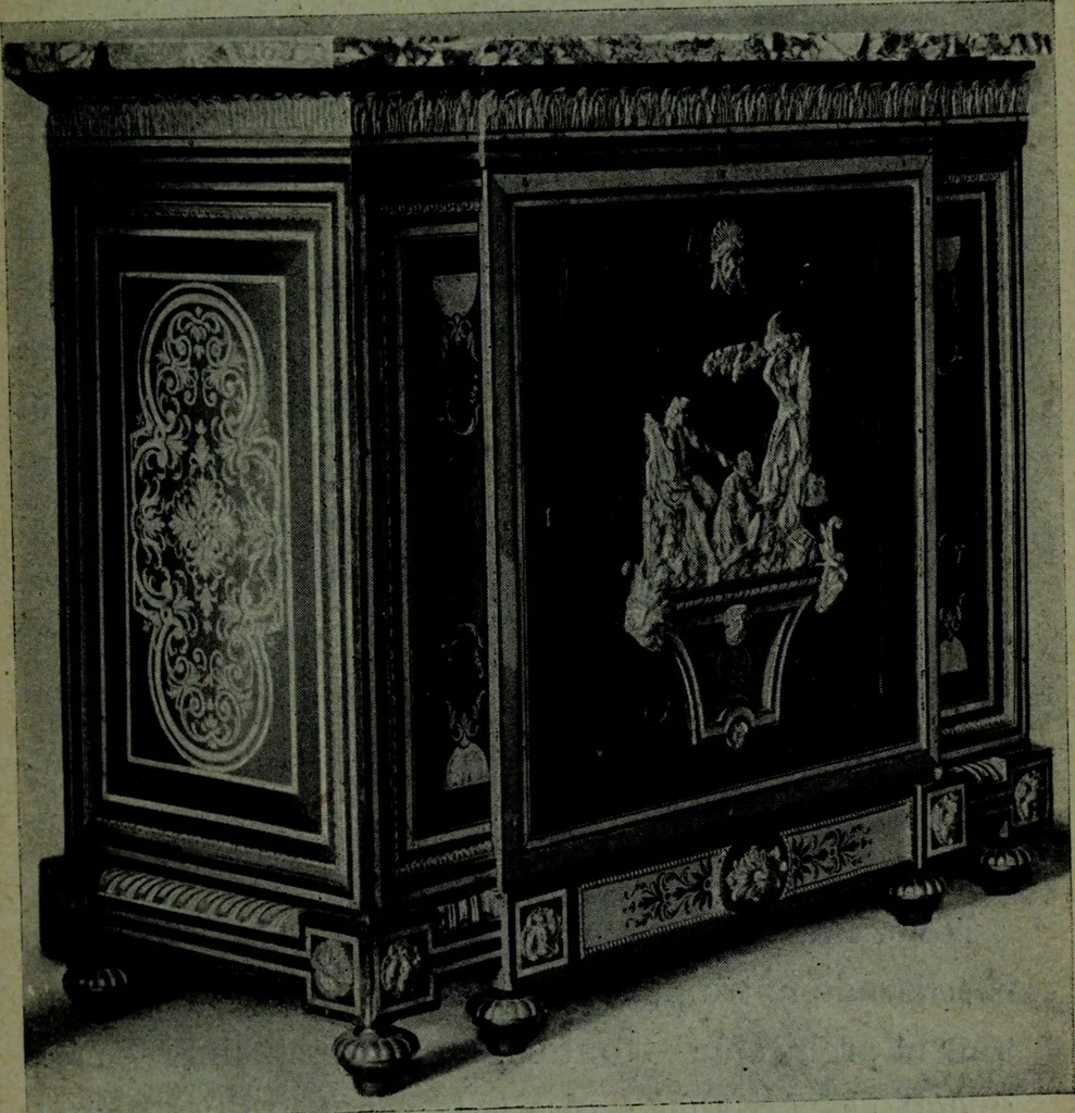 An illustration from L'art de reconnaître les styles, le style Louis XIV, 1900, leaf 184