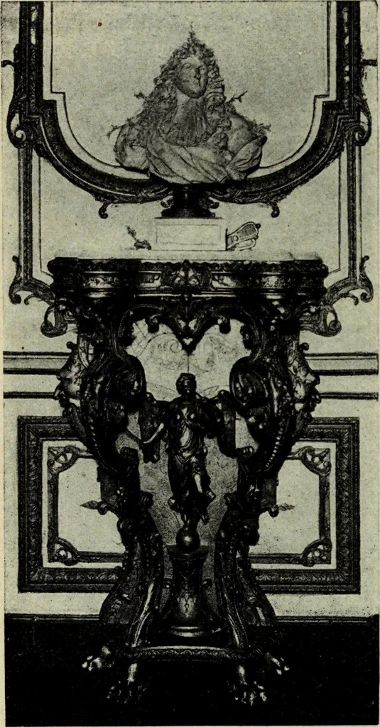 An illustration from L'art de reconnaître les styles, le style Louis XIV, 1900, leaf 189
