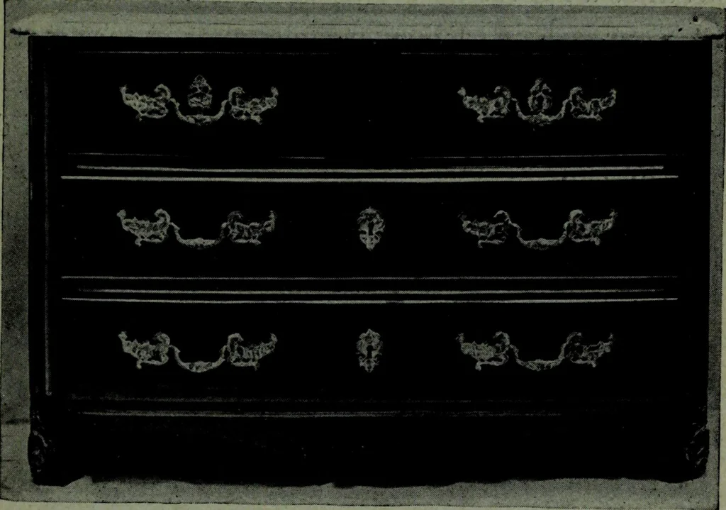 An illustration from L'art de reconnaître les styles, le style Louis XIV, 1900, leaf 190