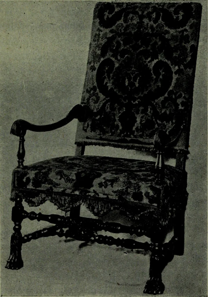 An illustration from L'art de reconnaître les styles, le style Louis XIV, 1900, leaf 196