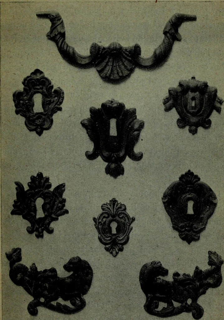 An illustration from L'art de reconnaître les styles, le style Louis XIV, 1900, leaf 20