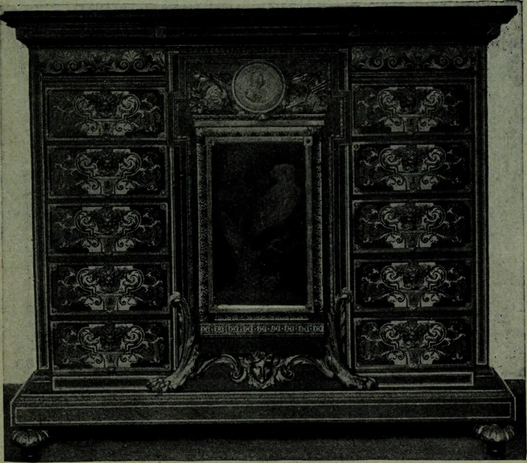 An illustration from L'art de reconnaître les styles, le style Louis XIV, 1900, leaf 202