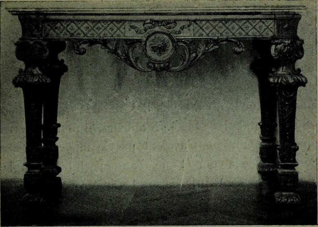 An illustration from L'art de reconnaître les styles, le style Louis XIV, 1900, leaf 204