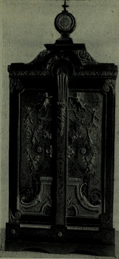An illustration from L'art de reconnaître les styles, le style Louis XIV, 1900, leaf 208