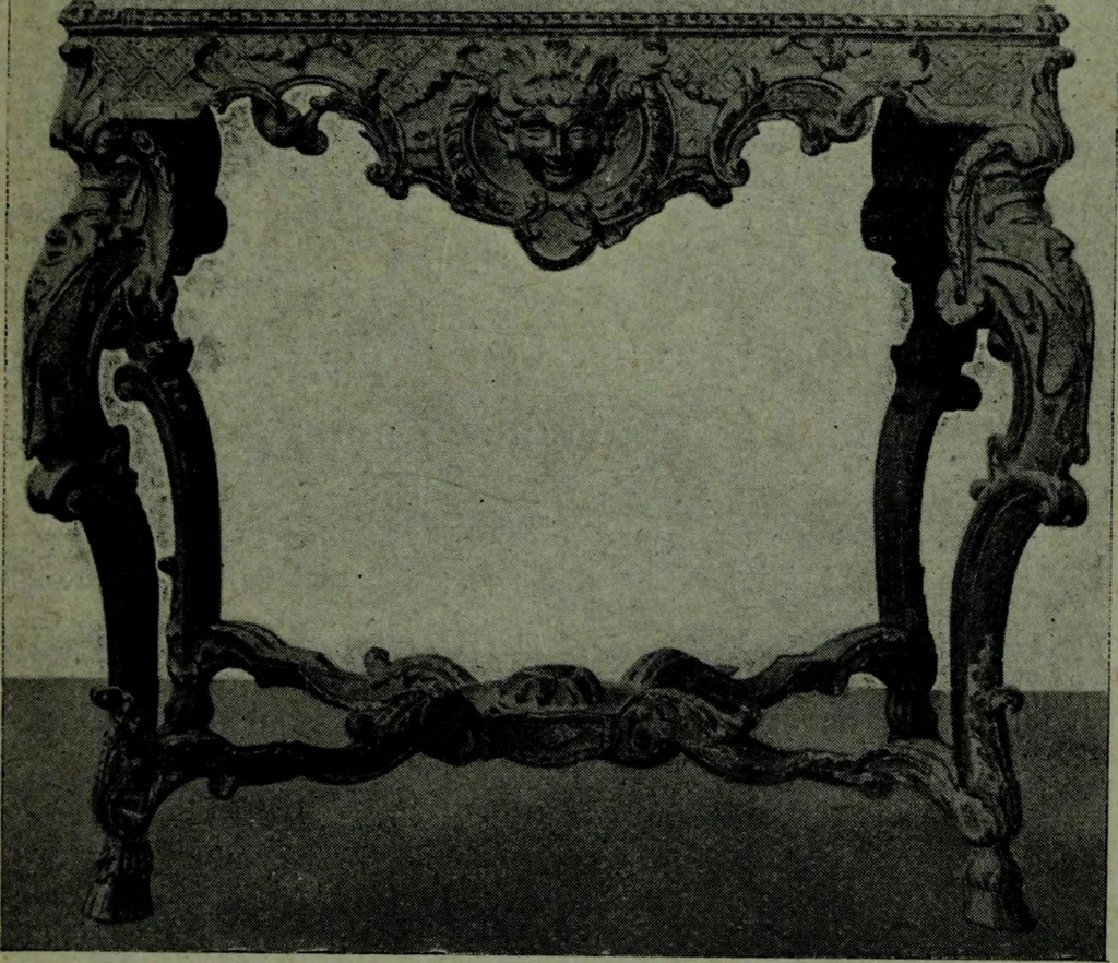 An illustration from L'art de reconnaître les styles, le style Louis XIV, 1900, leaf 218