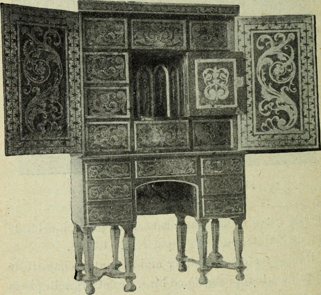 An illustration from L'art de reconnaître les styles, le style Louis XIV, 1900, leaf 241