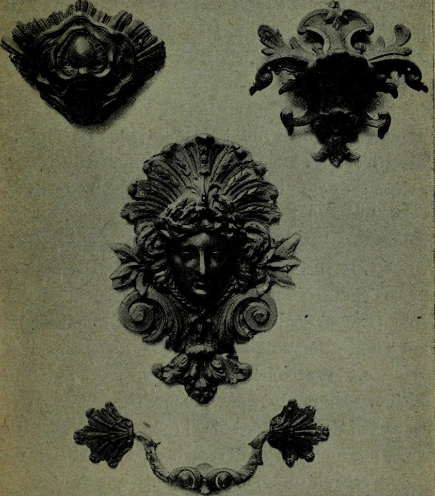 An illustration from L'art de reconnaître les styles, le style Louis XIV, 1900, leaf 26