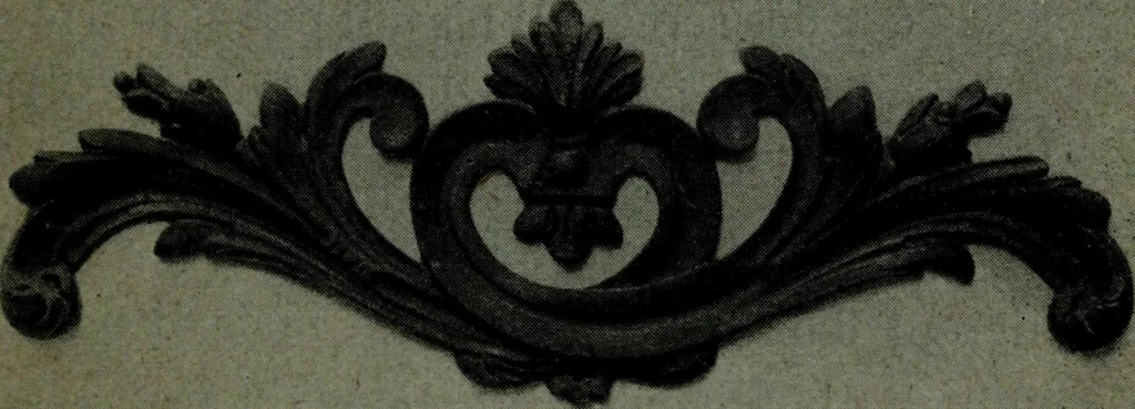 An illustration from L'art de reconnaître les styles, le style Louis XIV, 1900, leaf 28