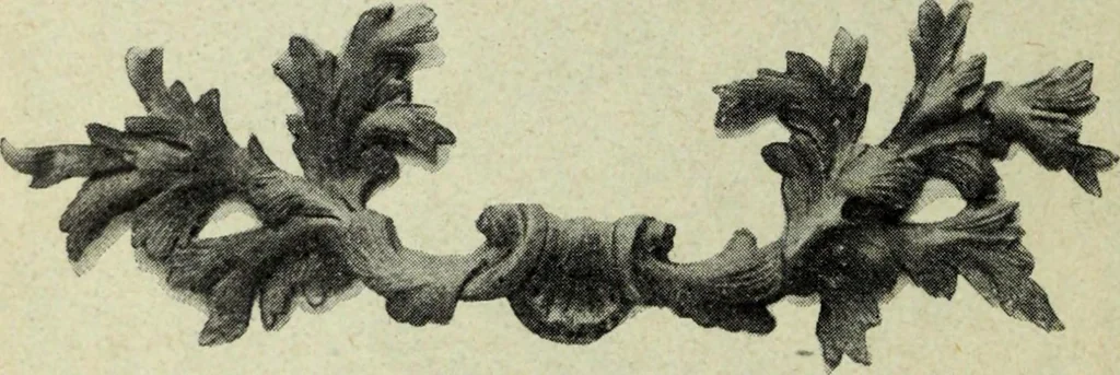 An illustration from L'art de reconnaître les styles, le style Louis XIV, 1900, leaf 37