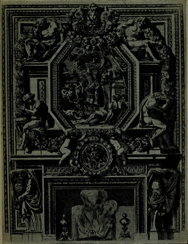 An illustration from L'art de reconnaître les styles, le style Louis XIV, 1900, leaf 52