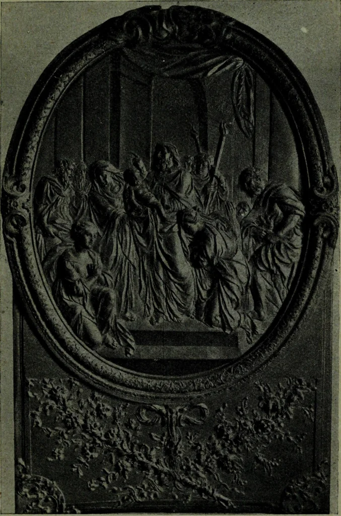 An illustration from L'art de reconnaître les styles, le style Louis XIV, 1900, leaf 66