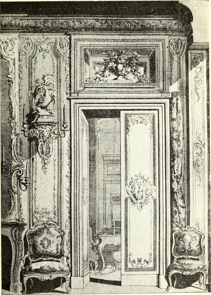 An illustration from L'art de reconnaître les styles: les styles régence et Louis XV;, 1912, leaf 124