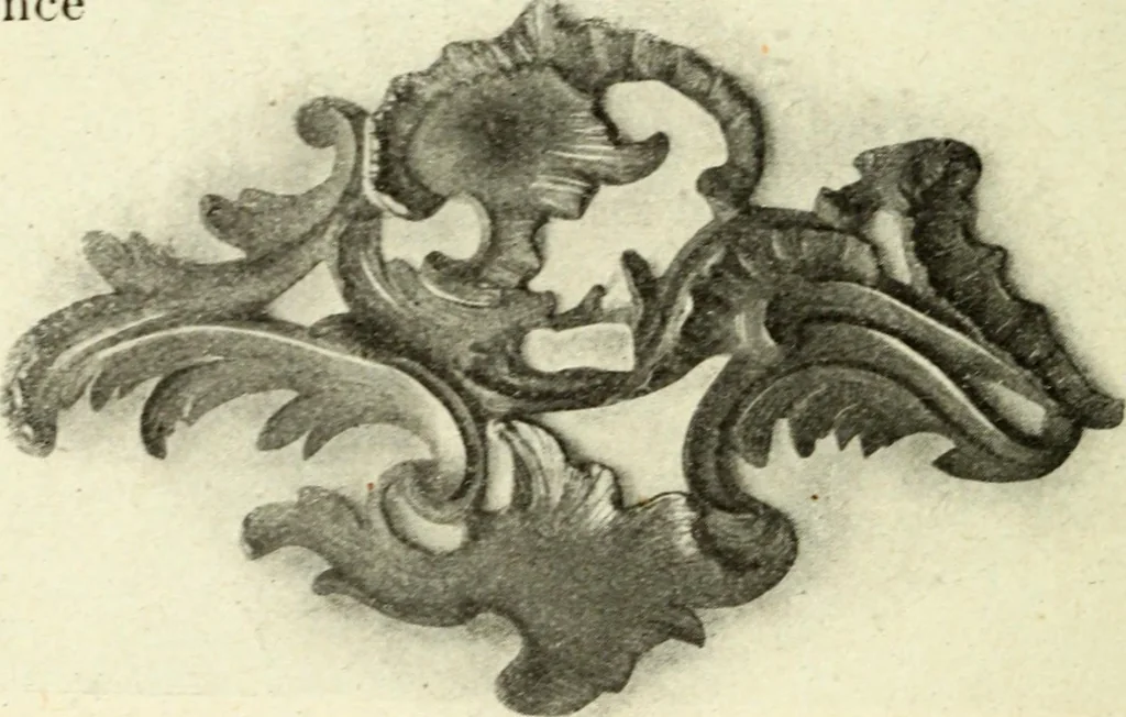 An illustration from L'art de reconnaître les styles: les styles régence et Louis XV;, 1912, leaf 165