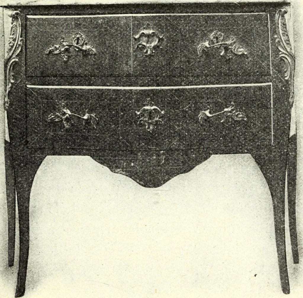 An illustration from L'art de reconnaître les styles: les styles régence et Louis XV;, 1912, leaf 232