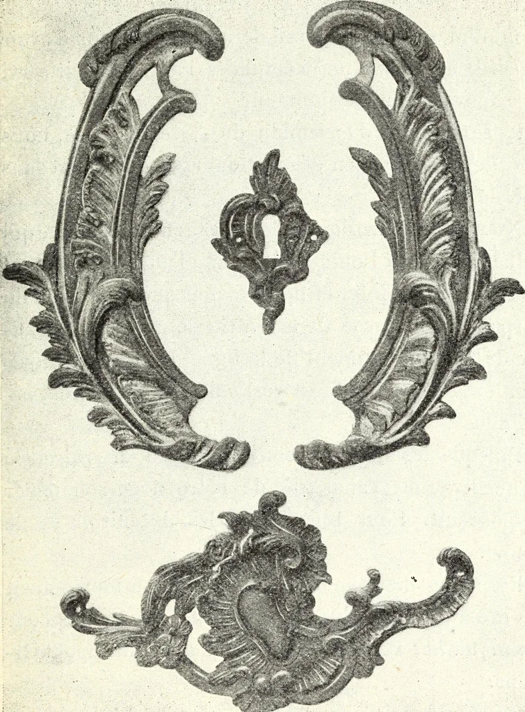 An illustration from L'art de reconnaître les styles: les styles régence et Louis XV;, 1912, leaf 48
