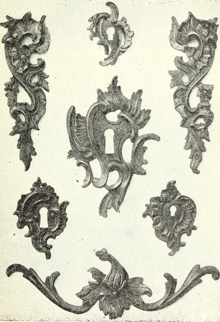 An illustration from L'art de reconnaître les styles: les styles régence et Louis XV;, 1912, leaf 56