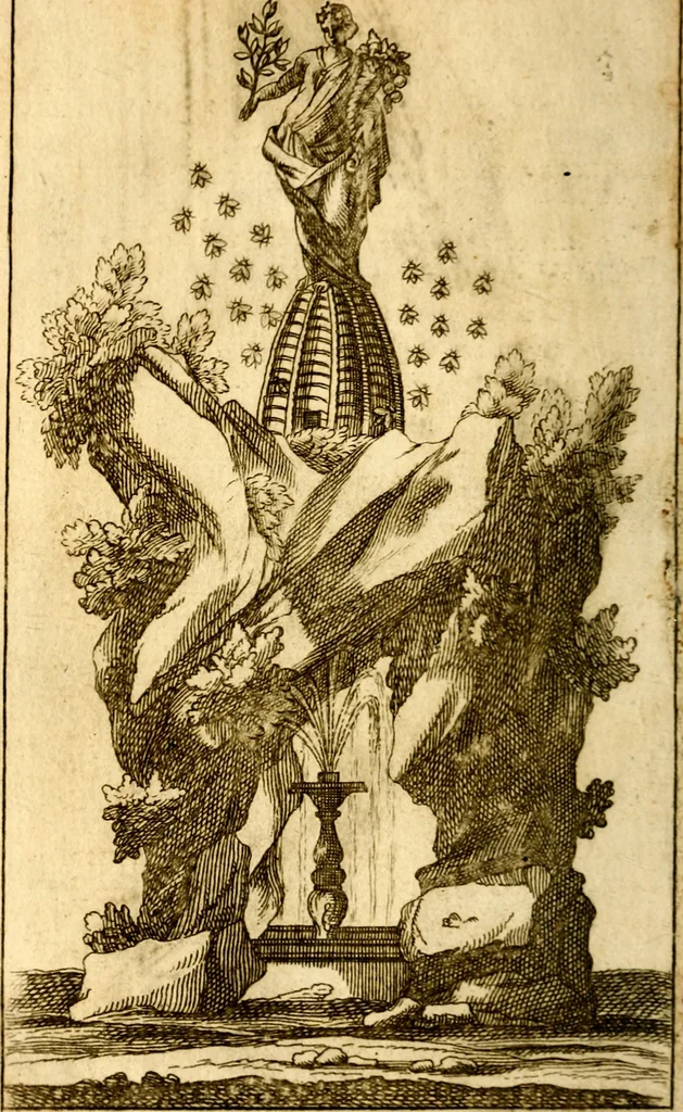 An illustration from L'art des emblemes;, 1662, leaf 137