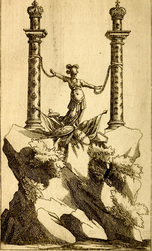 An illustration from L'art des emblemes;, 1662, leaf 147