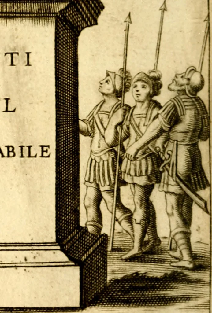 An illustration from L'art des emblemes;, 1662, leaf 155