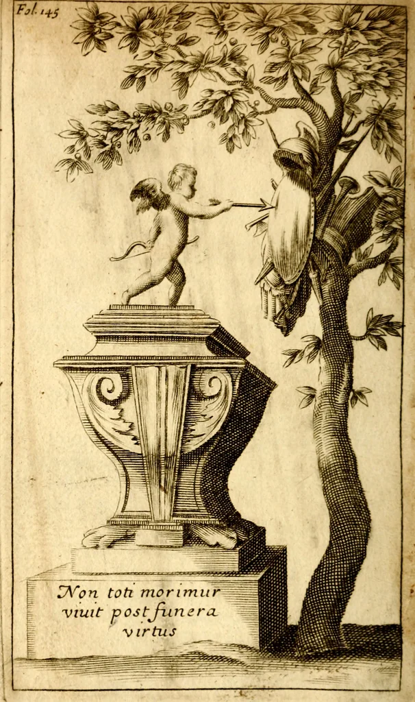 An illustration from L'art des emblemes;, 1662, leaf 171