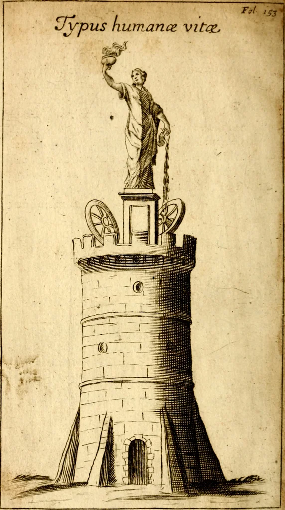 An illustration from L'art des emblemes;, 1662, leaf 181