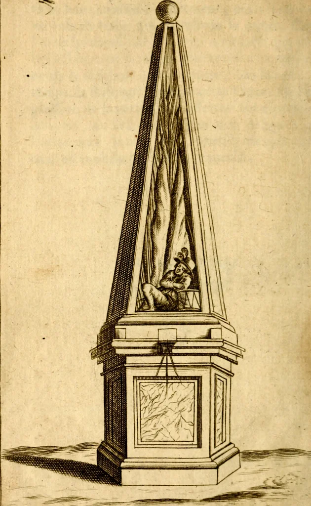 An illustration from L'art des emblemes;, 1662, leaf 185