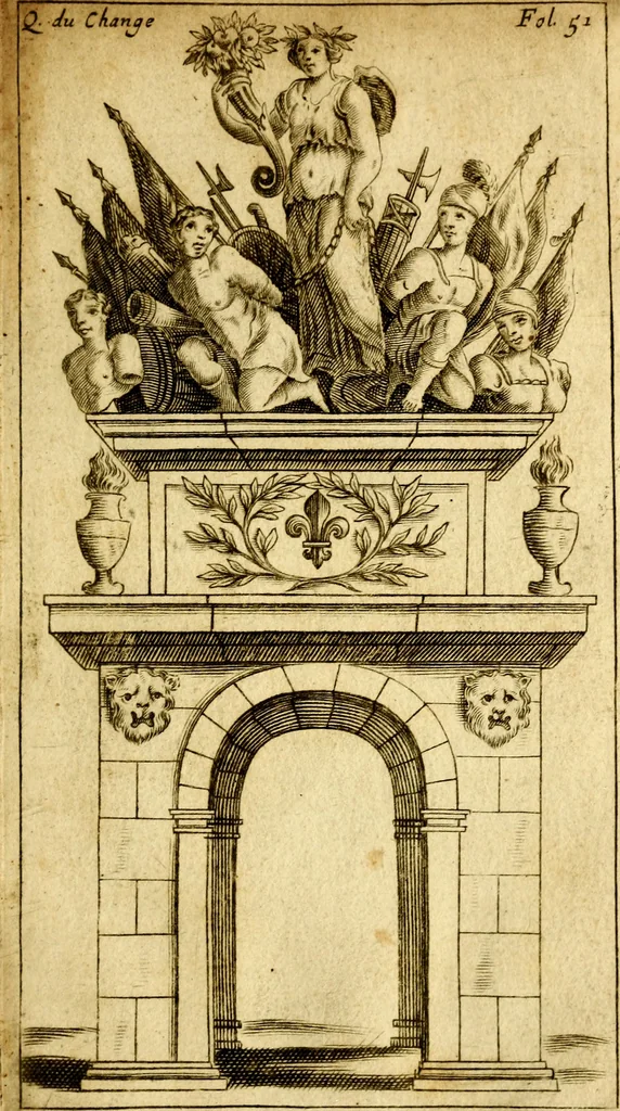 An illustration from L'art des emblemes;, 1662, leaf 60