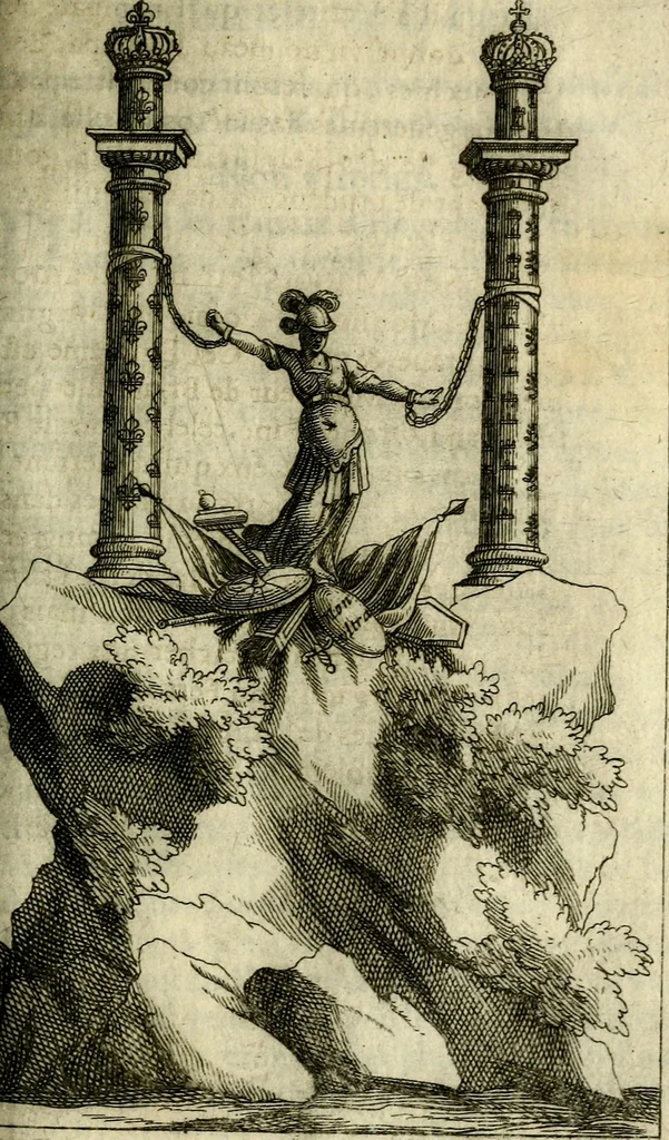 An illustration from L'art des emblemes;, 1662, leaf 156