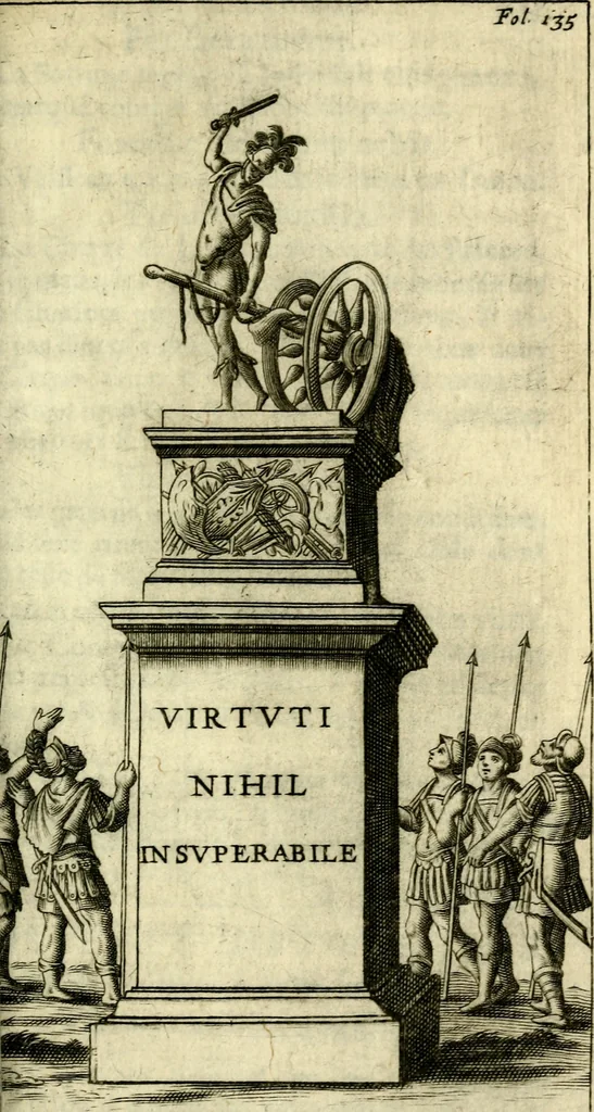 An illustration from L'art des emblemes;, 1662, leaf 170