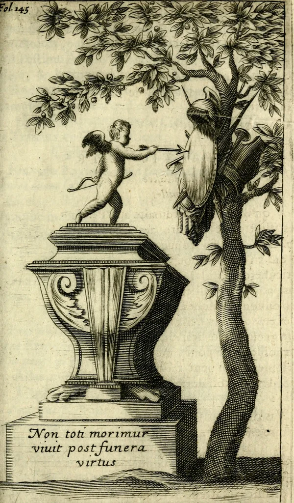 An illustration from L'art des emblemes;, 1662, leaf 190