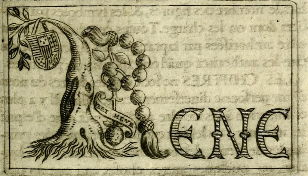 An illustration from L'art des emblemes;, 1662, leaf 24