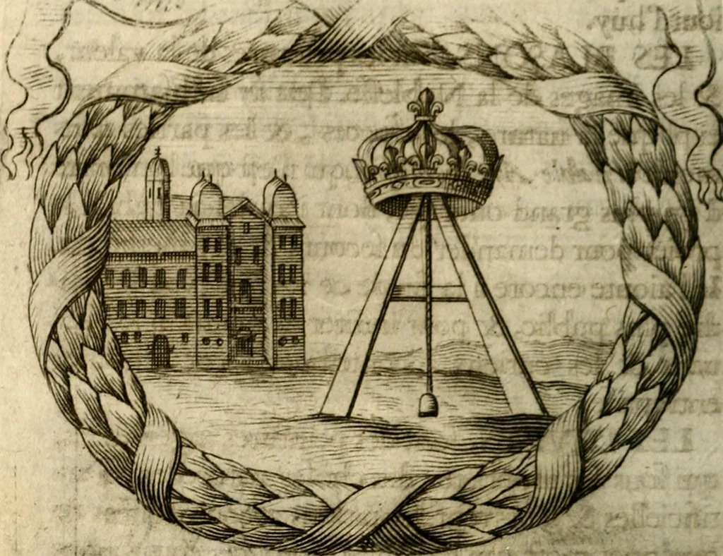 An illustration from L'art des emblemes;, 1662, leaf 25