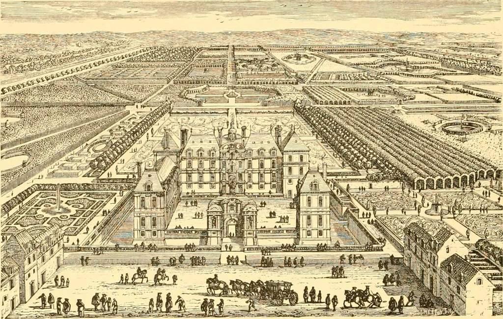 An illustration from L'art des jardins. Parcs--jardins--promenades--étude historique--principles de la composition des jardins--plantations--décoration pittoresque et artistique des parcs et jardins publics; traité pratique et didactique, 1886, leaf 103