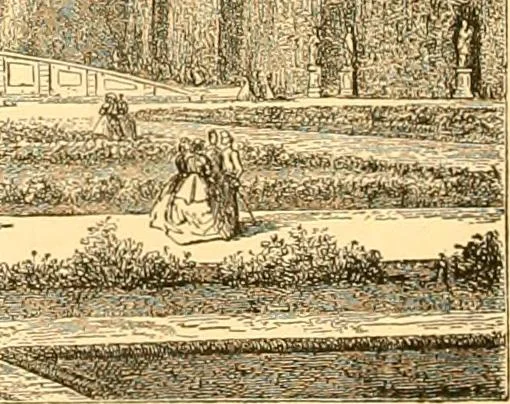 An illustration from L'art des jardins. Parcs--jardins--promenades--étude historique--principles de la composition des jardins--plantations--décoration pittoresque et artistique des parcs et jardins publics; traité pratique et didactique, 1886, leaf 103