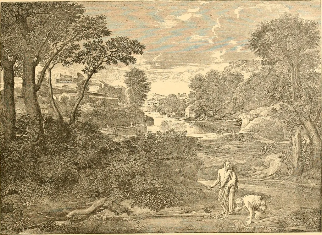 An illustration from L'art des jardins. Parcs--jardins--promenades--étude historique--principles de la composition des jardins--plantations--décoration pittoresque et artistique des parcs et jardins publics; traité pratique et didactique, 1886, leaf 112