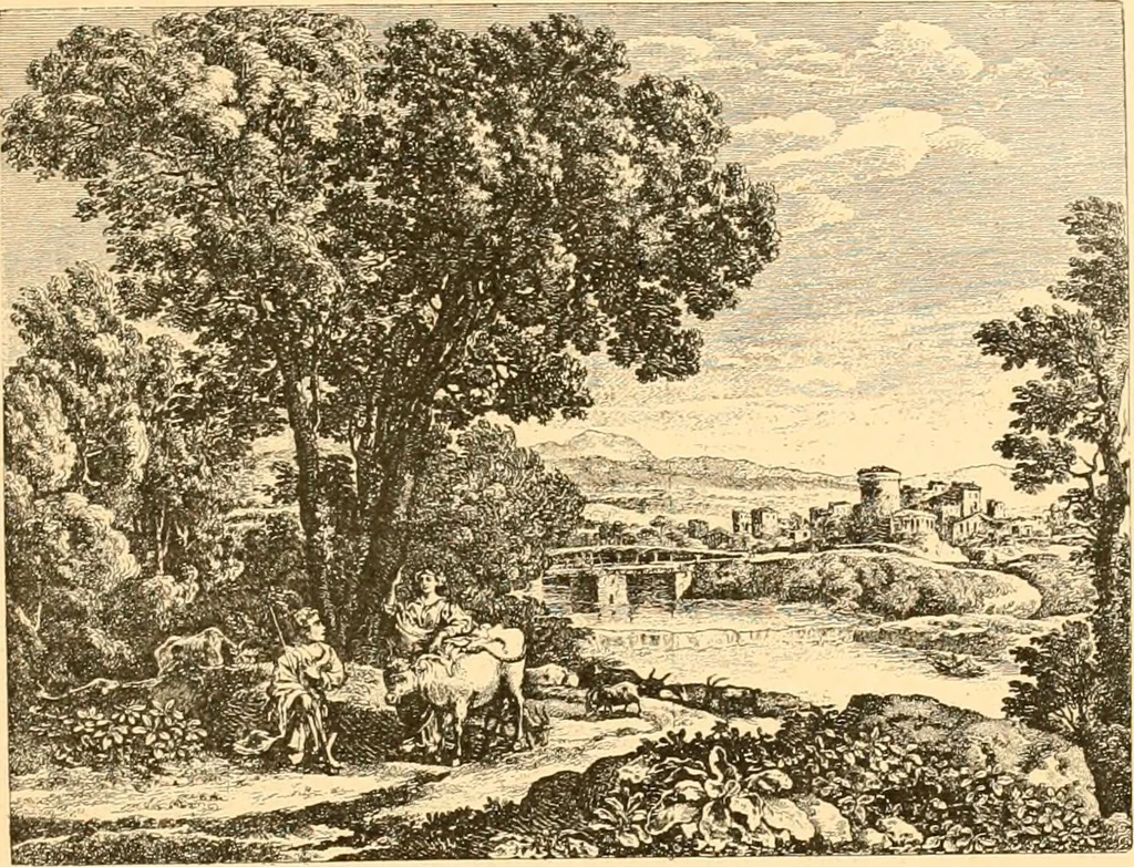 An illustration from L'art des jardins. Parcs--jardins--promenades--étude historique--principles de la composition des jardins--plantations--décoration pittoresque et artistique des parcs et jardins publics; traité pratique et didactique, 1886, leaf 114