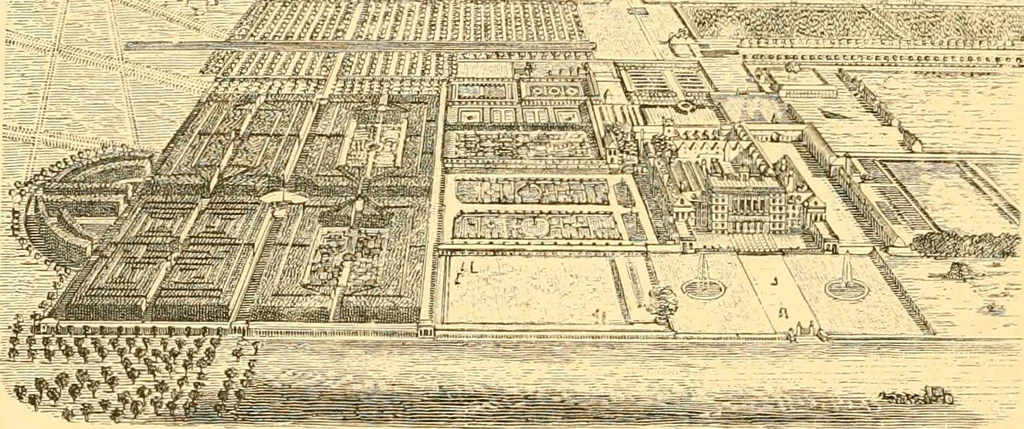 An illustration from L'art des jardins. Parcs--jardins--promenades--étude historique--principles de la composition des jardins--plantations--décoration pittoresque et artistique des parcs et jardins publics; traité pratique et didactique, 1886, leaf 119