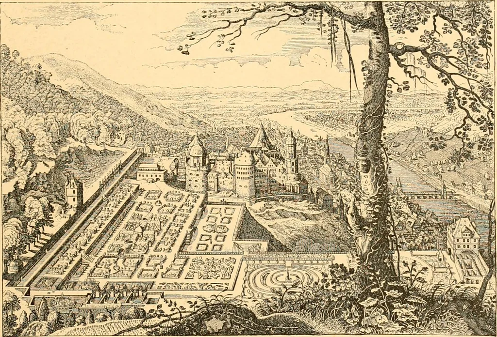 An illustration from L'art des jardins. Parcs--jardins--promenades--étude historique--principles de la composition des jardins--plantations--décoration pittoresque et artistique des parcs et jardins publics; traité pratique et didactique, 1886, leaf 122