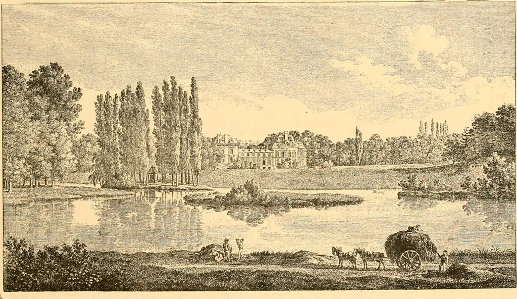 An illustration from L'art des jardins. Parcs--jardins--promenades--étude historique--principles de la composition des jardins--plantations--décoration pittoresque et artistique des parcs et jardins publics; traité pratique et didactique, 1886, leaf 134