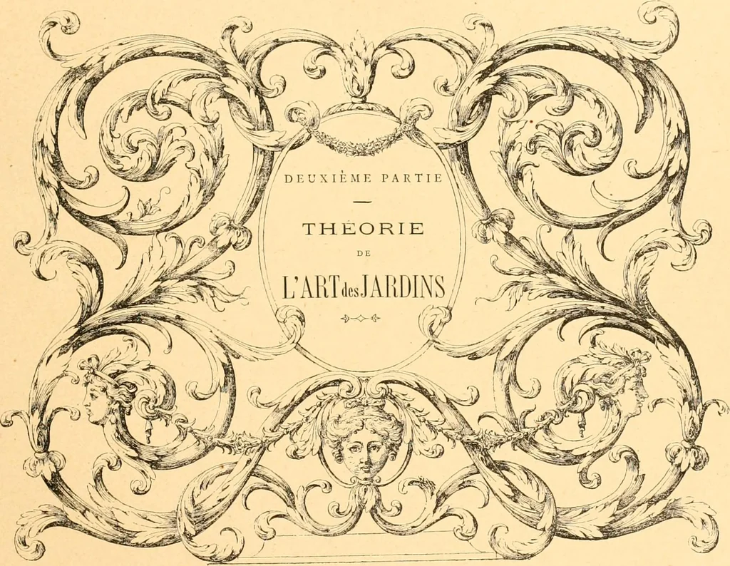 An illustration from L'art des jardins. Parcs--jardins--promenades--étude historique--principles de la composition des jardins--plantations--décoration pittoresque et artistique des parcs et jardins publics; traité pratique et didactique, 1886, leaf 138