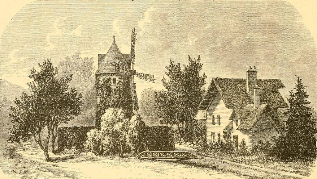 An illustration from L'art des jardins. Parcs--jardins--promenades--étude historique--principles de la composition des jardins--plantations--décoration pittoresque et artistique des parcs et jardins publics; traité pratique et didactique, 1886, leaf 143