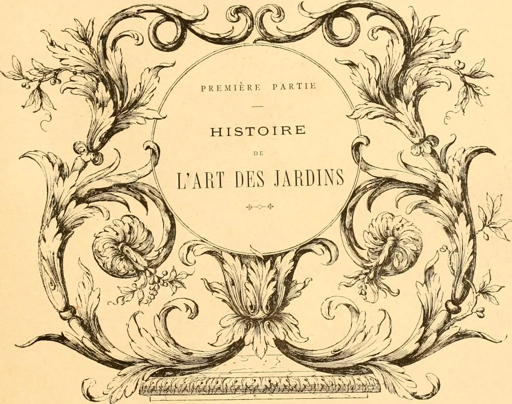 An illustration from L'art des jardins. Parcs--jardins--promenades--étude historique--principles de la composition des jardins--plantations--décoration pittoresque et artistique des parcs et jardins publics; traité pratique et didactique, 1886, leaf 18