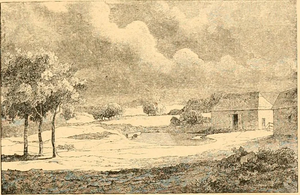 An illustration from L'art des jardins. Parcs--jardins--promenades--étude historique--principles de la composition des jardins--plantations--décoration pittoresque et artistique des parcs et jardins publics; traité pratique et didactique, 1886, leaf 188