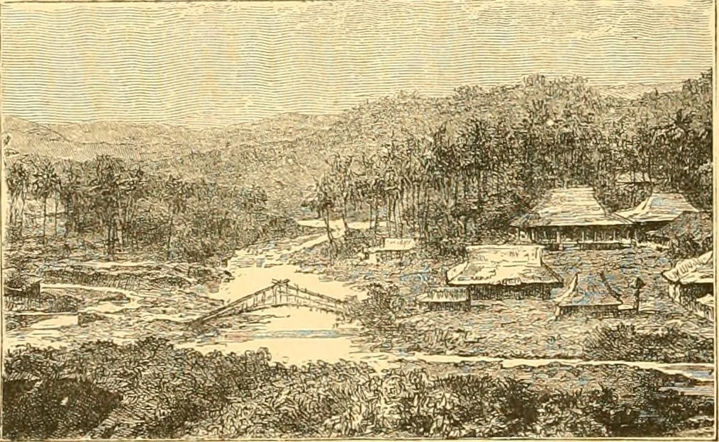 An illustration from L'art des jardins. Parcs--jardins--promenades--étude historique--principles de la composition des jardins--plantations--décoration pittoresque et artistique des parcs et jardins publics; traité pratique et didactique, 1886, leaf 199