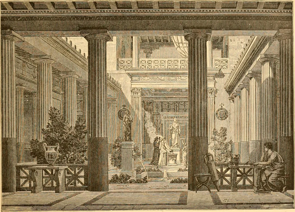 An illustration from L'art des jardins. Parcs--jardins--promenades--étude historique--principles de la composition des jardins--plantations--décoration pittoresque et artistique des parcs et jardins publics; traité pratique et didactique, 1886, leaf 20