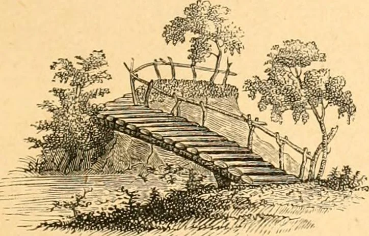 An illustration from L'art des jardins. Parcs--jardins--promenades--étude historique--principles de la composition des jardins--plantations--décoration pittoresque et artistique des parcs et jardins publics; traité pratique et didactique, 1886, leaf 200