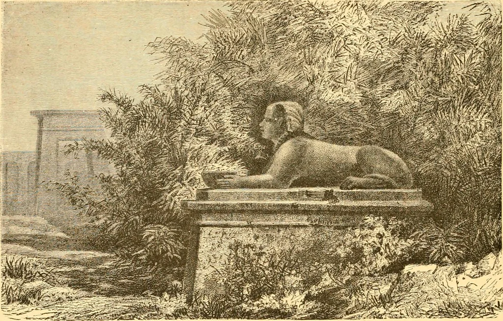 An illustration from L'art des jardins. Parcs--jardins--promenades--étude historique--principles de la composition des jardins--plantations--décoration pittoresque et artistique des parcs et jardins publics; traité pratique et didactique, 1886, leaf 23