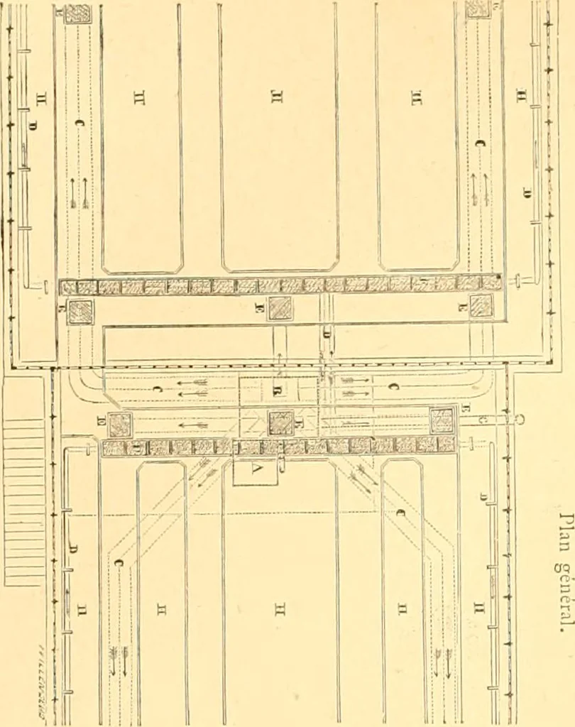 An illustration from L'art des jardins. Parcs--jardins--promenades--étude historique--principles de la composition des jardins--plantations--décoration pittoresque et artistique des parcs et jardins publics; traité pratique et didactique, 1886, leaf 259