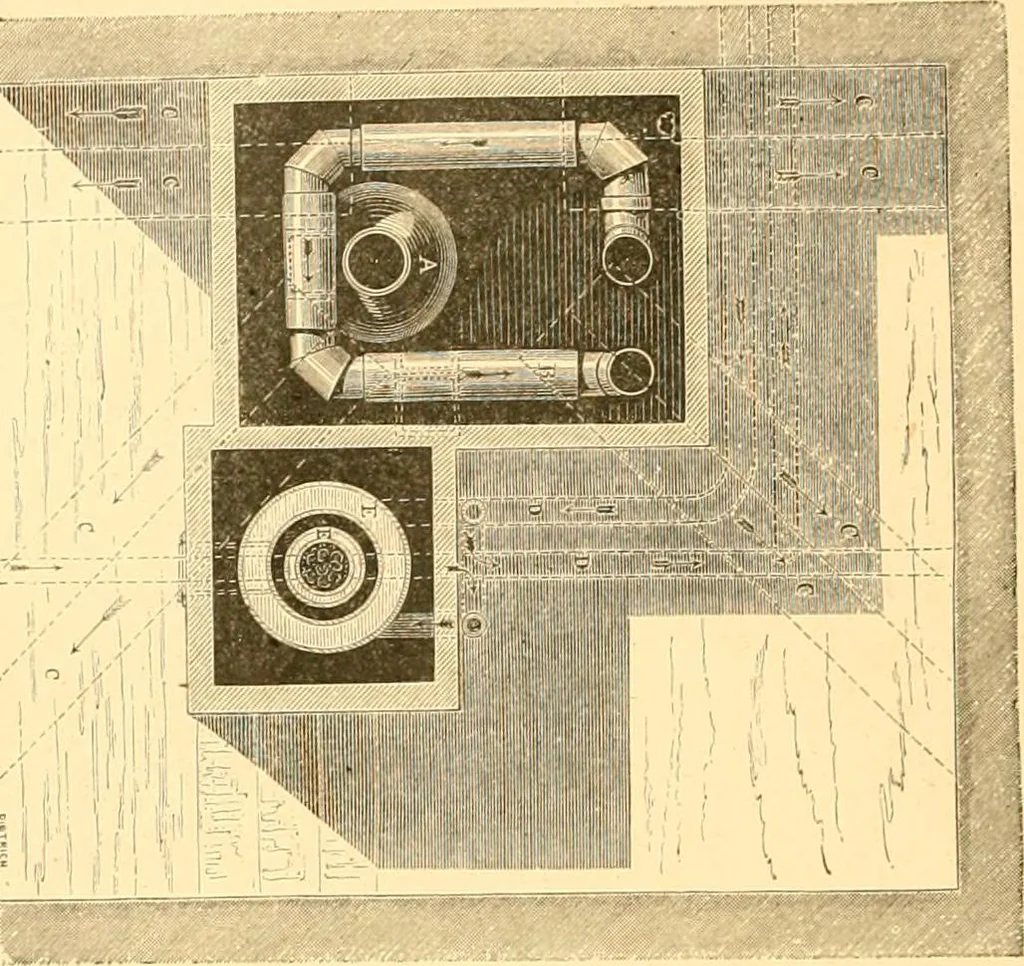 An illustration from L'art des jardins. Parcs--jardins--promenades--étude historique--principles de la composition des jardins--plantations--décoration pittoresque et artistique des parcs et jardins publics; traité pratique et didactique, 1886, leaf 259