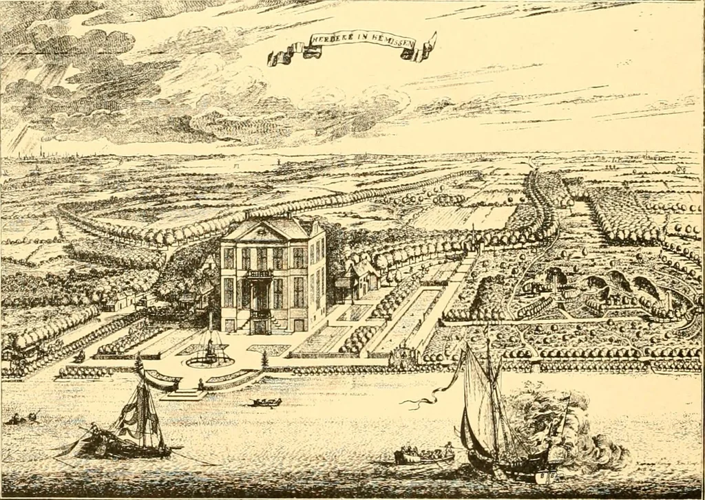 An illustration from L'art des jardins. Parcs--jardins--promenades--étude historique--principles de la composition des jardins--plantations--décoration pittoresque et artistique des parcs et jardins publics; traité pratique et didactique, 1886, leaf 265